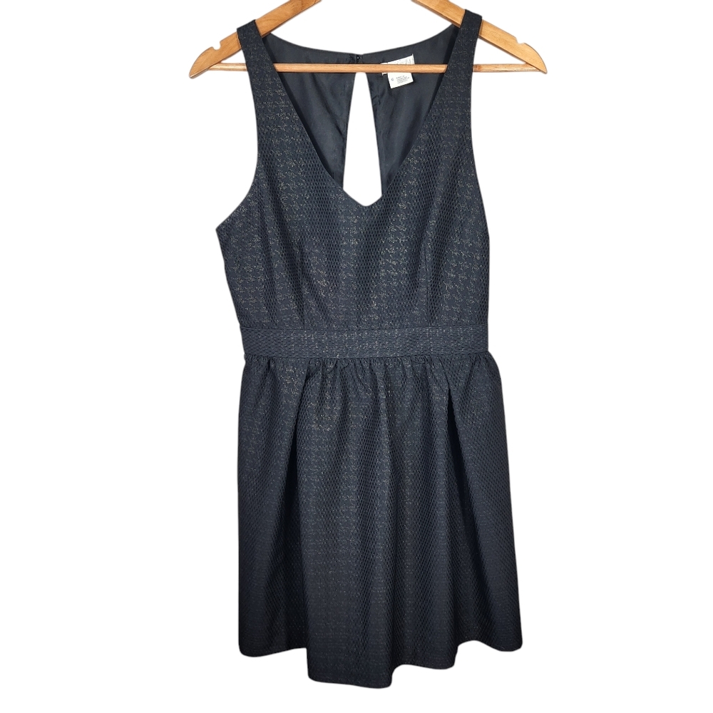 Cooperative Chic Black Cutout Sleeveless Cocktail Party Dress Sz 6